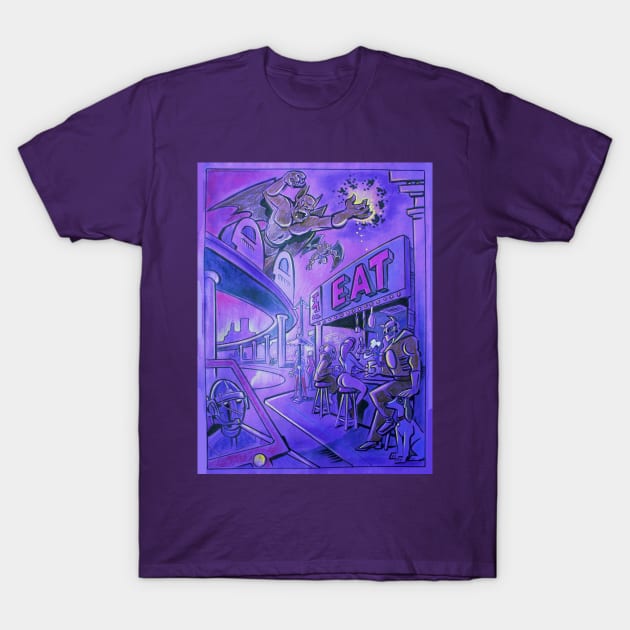 Eat Purple T-Shirt by BennettBlackLight